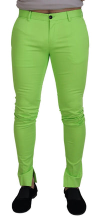Thumbnail for Elegant Light Green Cotton Chinos