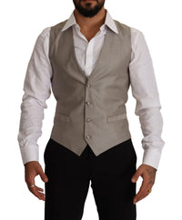 Thumbnail for Elegant Single Breasted Dress Vest in Beige