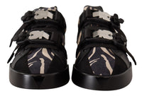 Thumbnail for Zebra Suede Low Top Fashion Sneakers