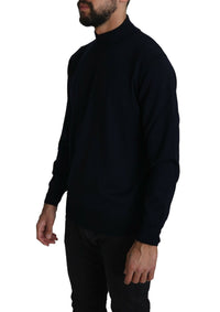 Thumbnail for Elegant Dark Blue Pullover Sweater