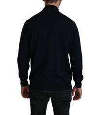 Thumbnail for Elegant Dark Blue Pullover Sweater