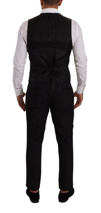 Thumbnail for Elegant Black Three-Piece Martini Fit Suit