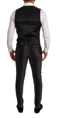 Thumbnail for Elegant Striped Three-Piece Suit