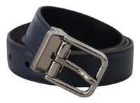 Thumbnail for Elegant Blue Calf Leather Belt