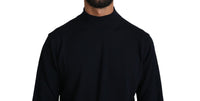 Thumbnail for Elegant Dark Blue Pullover Sweater