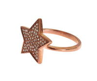 Thumbnail for Dazzling Pink Gold Plated Sterling Silver CZ Ring