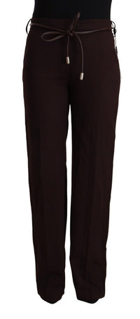 Thumbnail for Black High Waist Straight Formal Pants