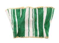Thumbnail for Green Striped Corset  Woven Raffia Waist Belt