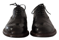 Thumbnail for Elegant Black Leather Derby Formal Shoes