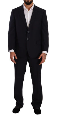 Thumbnail for Exquisite Blue Two-Piece Suit with Deconstructed Blazer