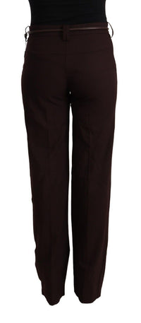 Thumbnail for Black High Waist Straight Formal Pants