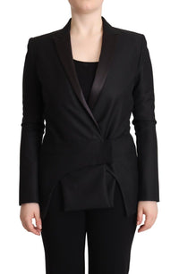 Thumbnail for Elegant Black Double-Breasted Blazer