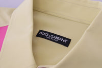 Thumbnail for Elegant Multicolor Silk Button-Down Shirt