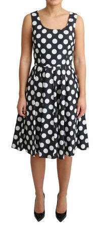 Thumbnail for Polka Dot Sleeveless A-Line Dress