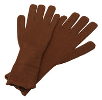 Thumbnail for Elegant Brown Cashmere Winter Gloves