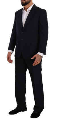 Thumbnail for Exquisite Blue Two-Piece Suit with Deconstructed Blazer