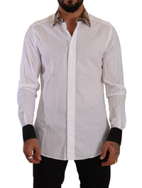 Thumbnail for Elegant Gold Cotton Dress Shirt