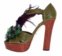 Thumbnail for Crystal Enchanted Ankle Strap Sandals