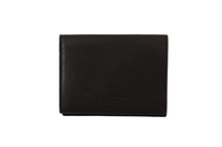 Thumbnail for Elegant Black Leather Multi-Kit Trifold Wallet