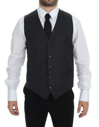 Thumbnail for Gray Wool Formal Dress Vest Gilet Weste