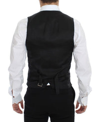 Thumbnail for Blue Wool Formal Dress Vest Gilet