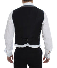 Thumbnail for Gray Cotton Blend Logo Vest Gilet Weste