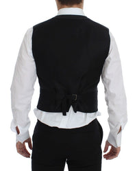 Thumbnail for Gray Wool Blend Vest Gilet Weste