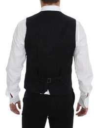 Thumbnail for Gray Wool Formal Dress Vest Gilet Weste