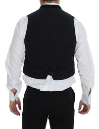 Thumbnail for Black Manchester Single Breasted Vest