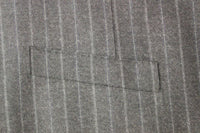 Thumbnail for Gray Striped Wool Logo Vest Gilet Weste