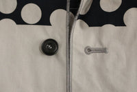 Thumbnail for Blue Polka Dot Dress Vest Gilet Weste