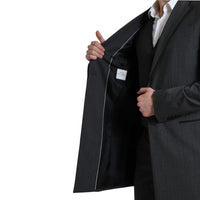 Thumbnail for Gray Wool Long 3 Piece Two Button Suit