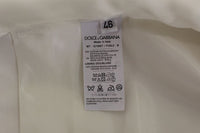 Thumbnail for White Cotton Silk Blend Dress Vest Blazer