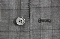 Thumbnail for Gray Checkered Formal Dress Vest Gilet