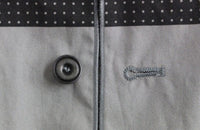 Thumbnail for Gray Polka Dot Dress Vest Gilet Weste