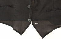 Thumbnail for Black Wool Formal Dress Vest Gilet Jacket
