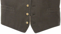 Thumbnail for Black Cotton Blend Dress Vest Gilet