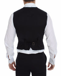 Thumbnail for Black Flax Cotton Dress Vest Blazer