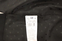 Thumbnail for Black Wool Silk Stretch Dress Vest Blazer