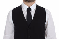 Thumbnail for Black Cotton Dress Vest Blazer Jacket