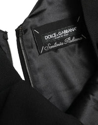 Thumbnail for Black Lace Sheath A-line Mini SARTORIA Dress