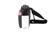 Thumbnail for Cooper Small Black Pink Signature PVC Utility Crossbody Bag