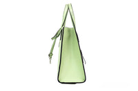 Thumbnail for Jacobs Mini Grind Mint Green Pebbled Leather Crossbody Tote Handbag Purse