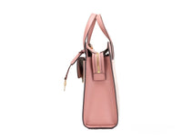 Thumbnail for Cece Small Pink PVC North South Flap Tote Crossbody Bag Purse