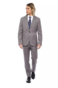Thumbnail for Elegant Gray Italian Wool Suit