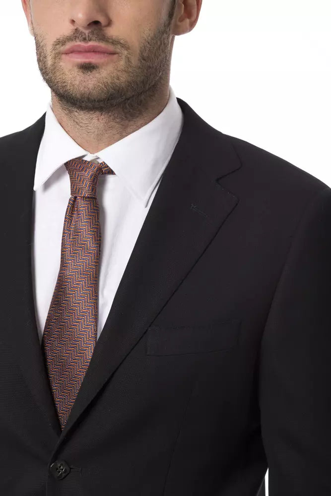 Elegant Black Wool Jacket