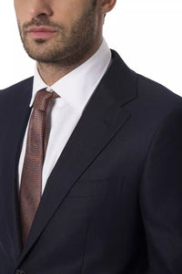 Thumbnail for Elegant Blue Wool Jacket for Men