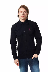 Thumbnail for Elegant Monogram Embroidered Cotton Shirt