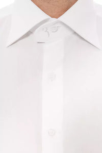 Thumbnail for Elegant Monogrammed White Cotton Shirt