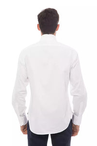 Thumbnail for Elegant Monogrammed White Cotton Shirt